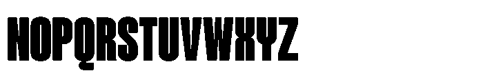 Mavine Extra Bold Font UPPERCASE
