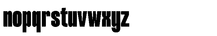 Mavine Extra Bold Font LOWERCASE