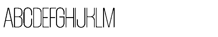 Mavine Thin Font UPPERCASE