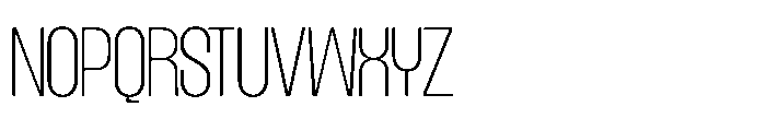Mavine Thin Font UPPERCASE