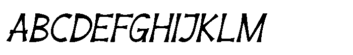 Mavones Italic Font UPPERCASE