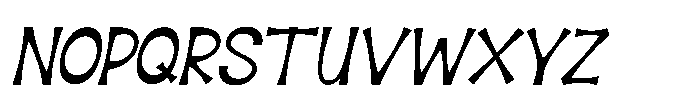 Mavones Italic Font UPPERCASE