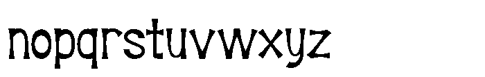 Mavones Regular Font LOWERCASE