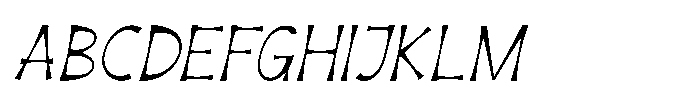 Mavones Thin Italic Font UPPERCASE