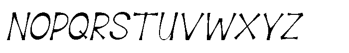 Mavones Thin Italic Font UPPERCASE