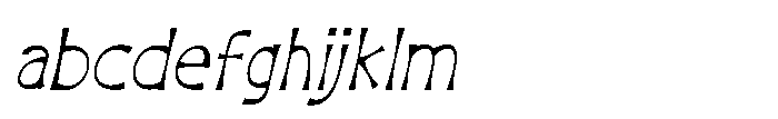 Mavones Thin Italic FONT
