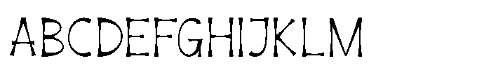 Mavones Thin Font UPPERCASE