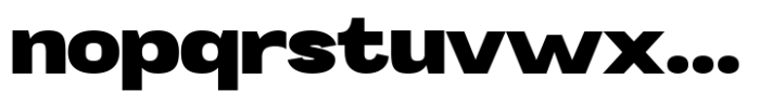 Mavora Sans Black Extra Expanded Font LOWERCASE