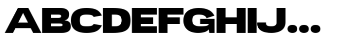 Mavora Sans Black Ultra Expanded Font UPPERCASE