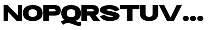 Mavora Sans Black Ultra Expanded Font UPPERCASE