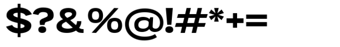 Mavora Sans Bold Expanded Font OTHER CHARS