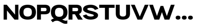 Mavora Sans Bold Expanded Font UPPERCASE