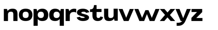 Mavora Sans Bold Expanded Font LOWERCASE