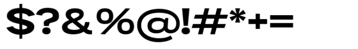 Mavora Sans Bold Extra Expanded Font OTHER CHARS