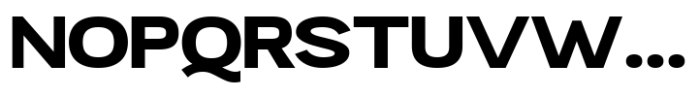 Mavora Sans Bold Extra Expanded Font UPPERCASE