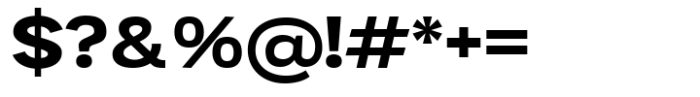 Mavora Sans Bold Semi Expanded Font OTHER CHARS