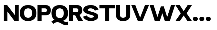 Mavora Sans Bold Semi Expanded Font UPPERCASE