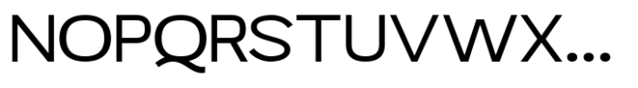 Mavora Sans Expanded Font UPPERCASE