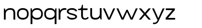Mavora Sans Expanded Font LOWERCASE