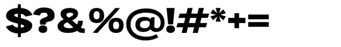 Mavora Sans Extra Bold Expanded Font OTHER CHARS