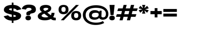 Mavora Sans Extra Bold Extra Expanded Font OTHER CHARS