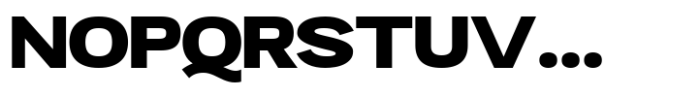 Mavora Sans Extra Bold Extra Expanded Font UPPERCASE
