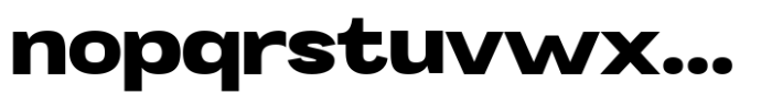 Mavora Sans Extra Bold Extra Expanded Font LOWERCASE