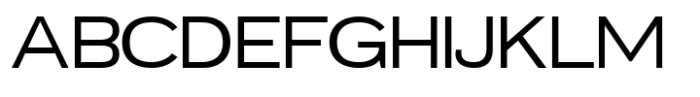 Mavora Sans Extra Expanded Font UPPERCASE