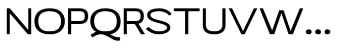 Mavora Sans Extra Expanded Font UPPERCASE
