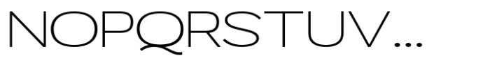 Mavora Sans Extra Light Ultra Expanded Font UPPERCASE