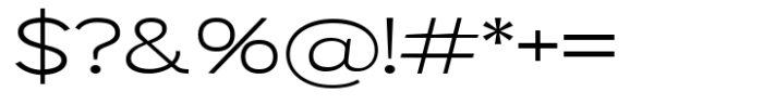 Mavora Sans Light Extra Expanded Font OTHER CHARS