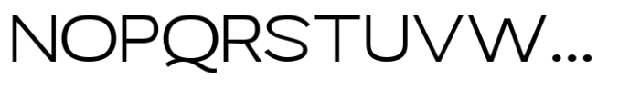 Mavora Sans Light Extra Expanded Font UPPERCASE