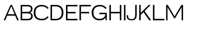 Mavora Sans Light Semi Expanded Font UPPERCASE