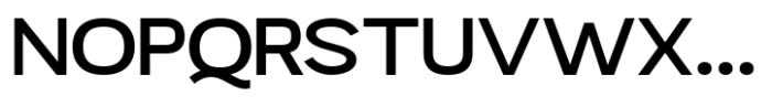 Mavora Sans Medium Expanded Font UPPERCASE
