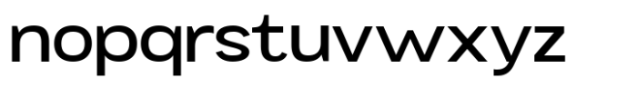 Mavora Sans Medium Expanded Font LOWERCASE