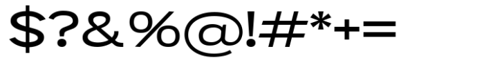 Mavora Sans Medium Extra Expanded Font OTHER CHARS
