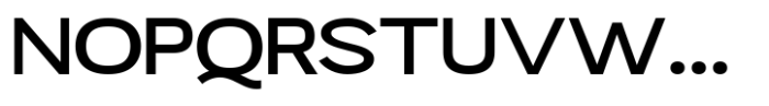 Mavora Sans Medium Extra Expanded Font UPPERCASE