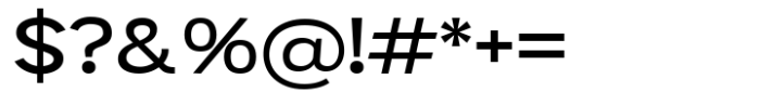 Mavora Sans Medium Semi Expanded Font OTHER CHARS