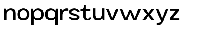 Mavora Sans Medium Semi Expanded Font LOWERCASE