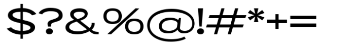 Mavora Sans Medium Ultra Expanded Font OTHER CHARS