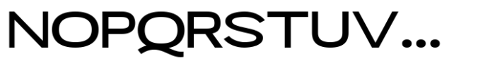 Mavora Sans Medium Ultra Expanded Font UPPERCASE