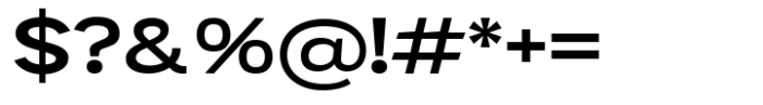 Mavora Sans Semi Bold Expanded Font OTHER CHARS