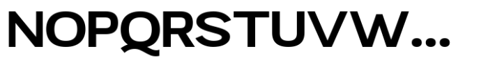 Mavora Sans Semi Bold Expanded Font UPPERCASE