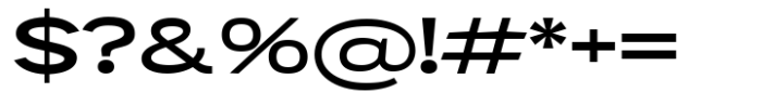 Mavora Sans Semi Bold Ultra Expanded Font OTHER CHARS