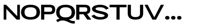 Mavora Sans Semi Bold Ultra Expanded Font UPPERCASE
