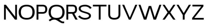 Mavora Sans Semi Expanded Font UPPERCASE