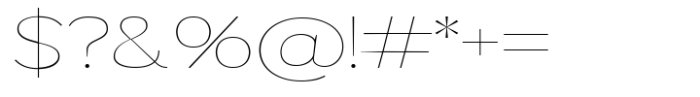Mavora Sans Thin Extra Expanded Font OTHER CHARS