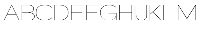 Mavora Sans Thin Extra Expanded Font UPPERCASE
