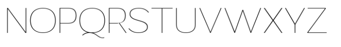 Mavora Sans Thin Semi Expanded Font UPPERCASE