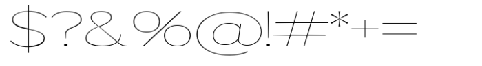 Mavora Sans Thin Ultra Expanded Font OTHER CHARS